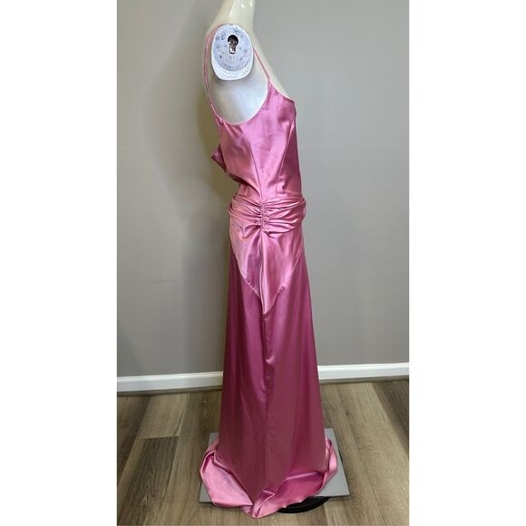 Mach & Mach Silk & Crystal-Appliqué Gown Size 12 $1275 - Picture 9 of 11
